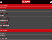 Tablet Screenshot of almaholidays.net